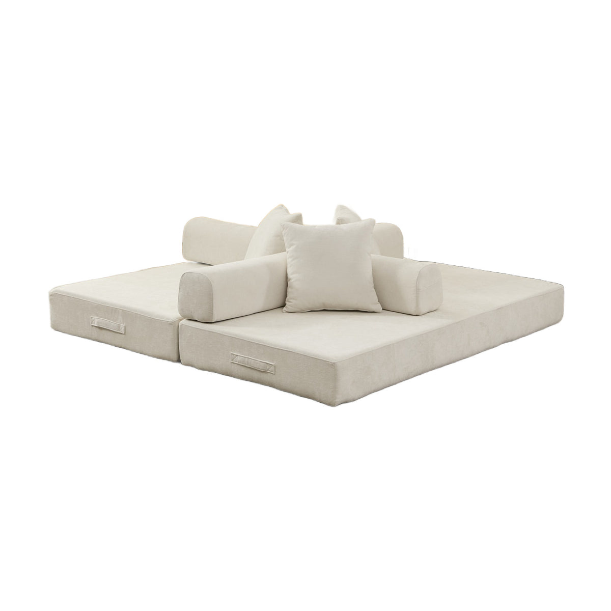 Chenille Upholstered Sofa Bed | OROA