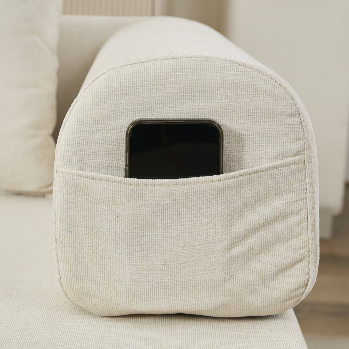 Chenille Upholstered Sofa Bed | OROA