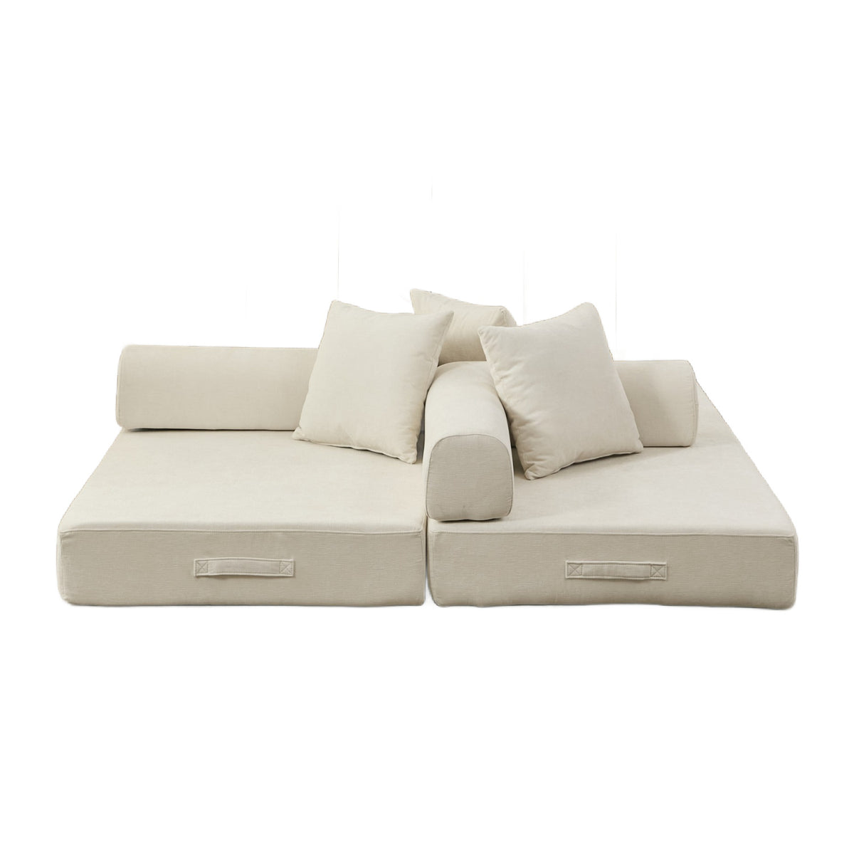 Chenille Upholstered Sofa Bed | OROA