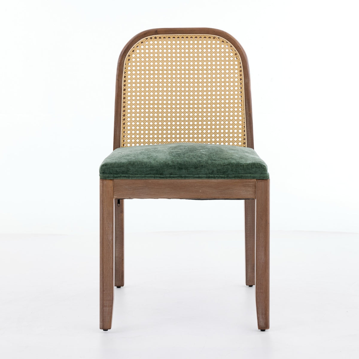 Curved Arched Cane Back Dining Chairs (2) | OROA