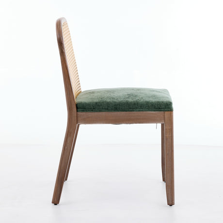 Modern European furniture - Curved Arched Cane Back Dining Chairs (2) - www.oroa.com