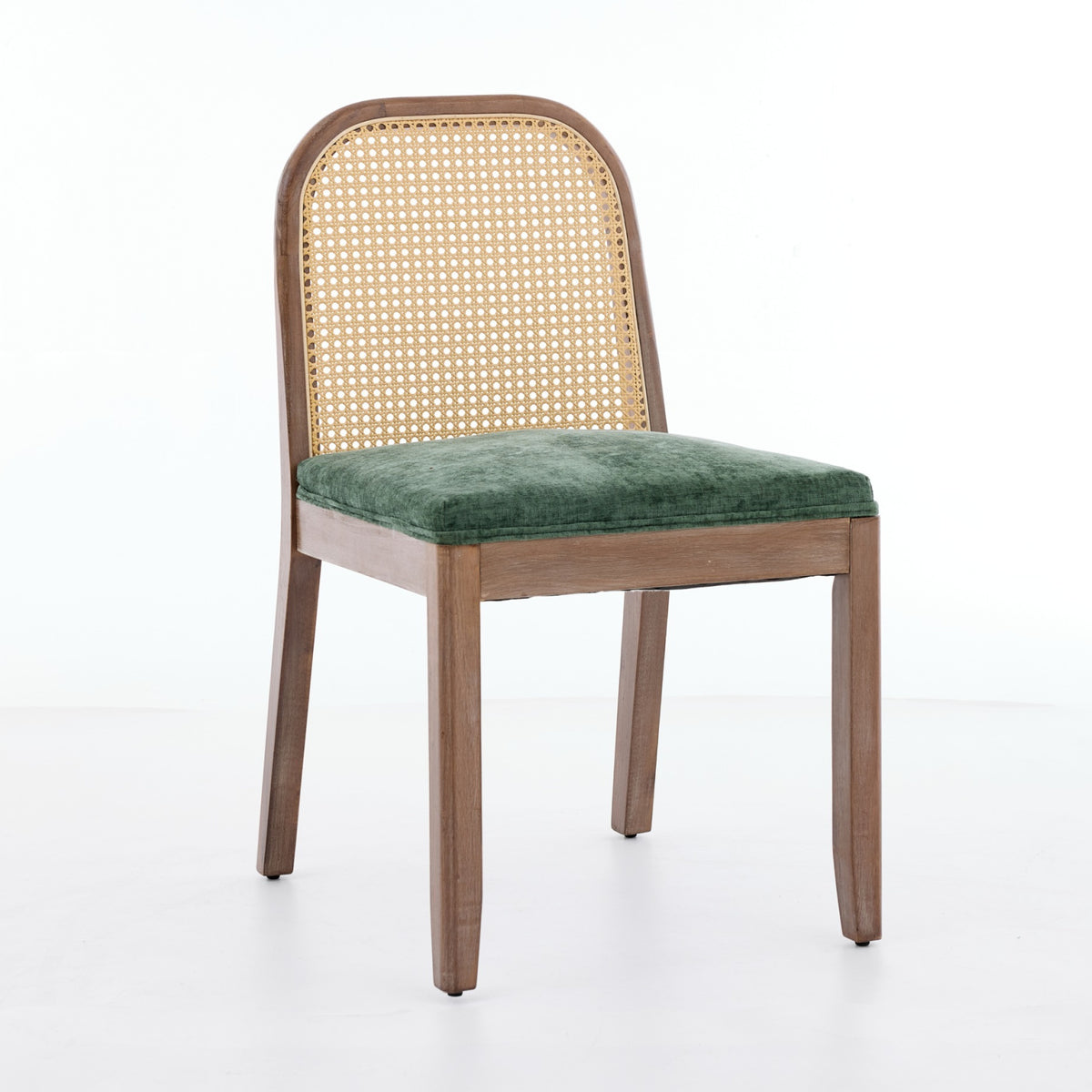 Curved Arched Cane Back Dining Chairs (2) | OROA