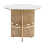Modern European furniture - White Medieval Style Round Dining Table - www.oroa.com