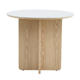 Modern European furniture - White Medieval Style Round Dining Table - www.oroa.com