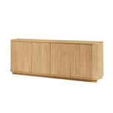 Modern European furniture - Wooden Vertical Striped Sideboard - www.oroa.com