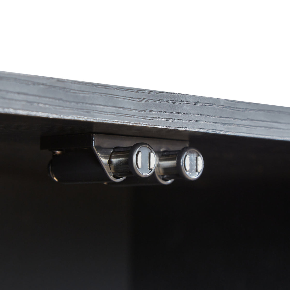 Black Striped Wooden Sideboard | OROA