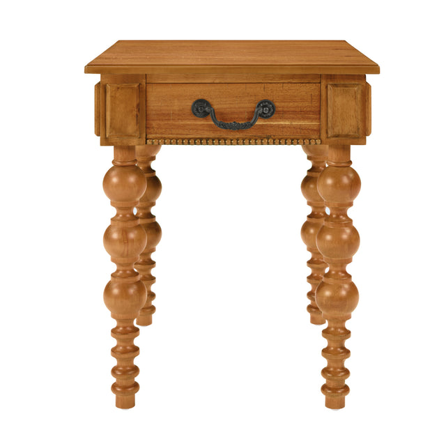 Modern European furniture - Solid Wood End Table with Drawer - www.oroa.com