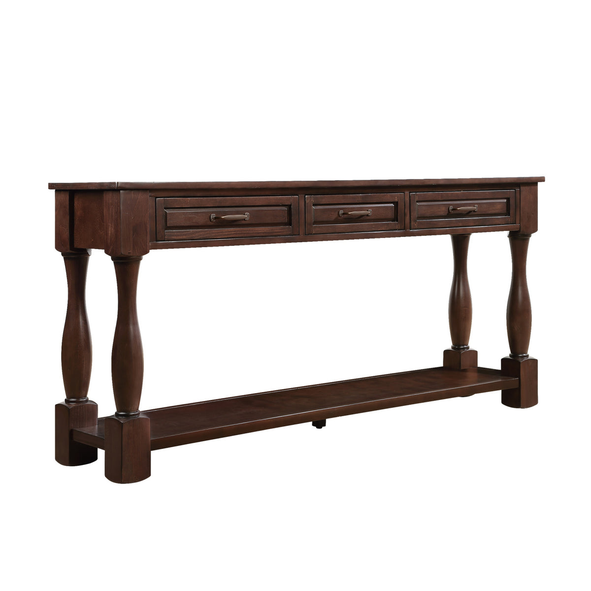 Espresso Wood Console Table | OROA
