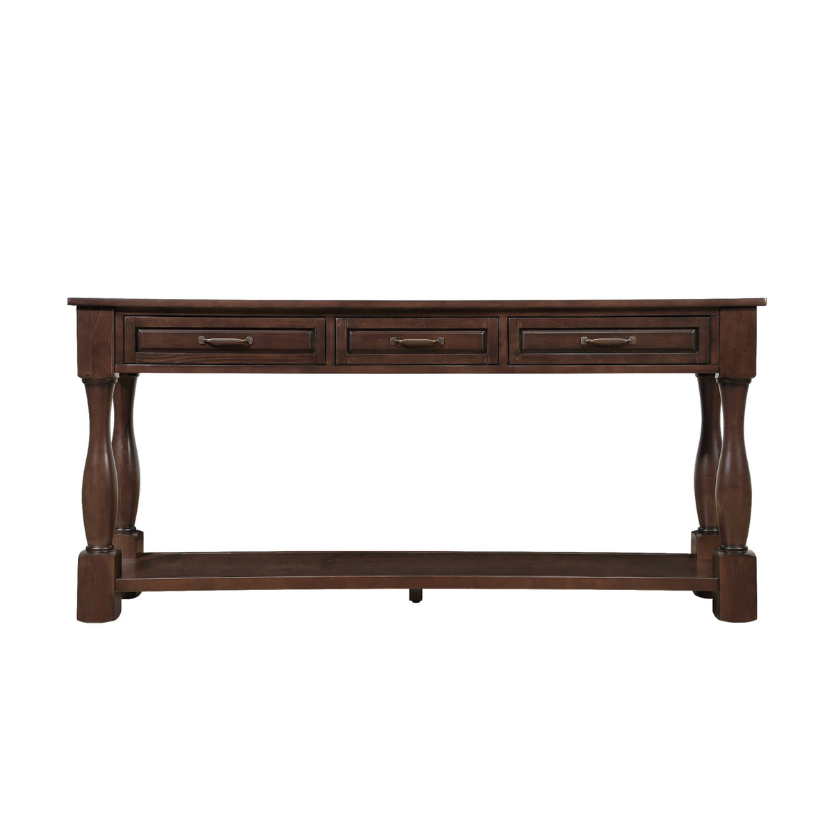 Espresso Wood Console Table | OROA