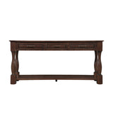 Espresso Wood Console Table | OROA