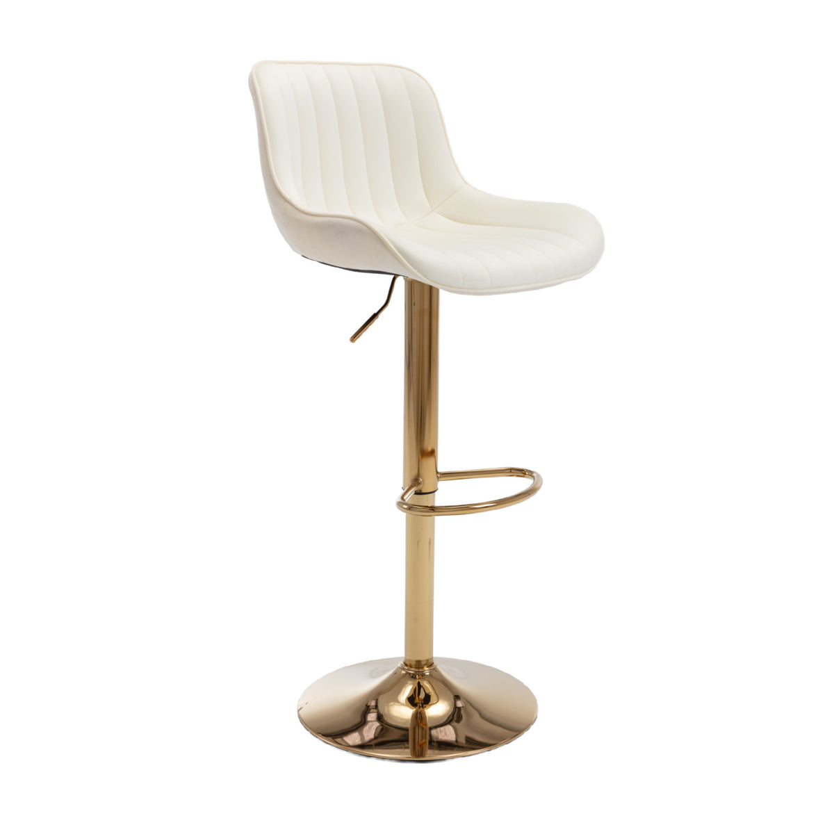 Modern European furniture - Velvet Uphostered Swivel Barstools (2) - www.oroa.com