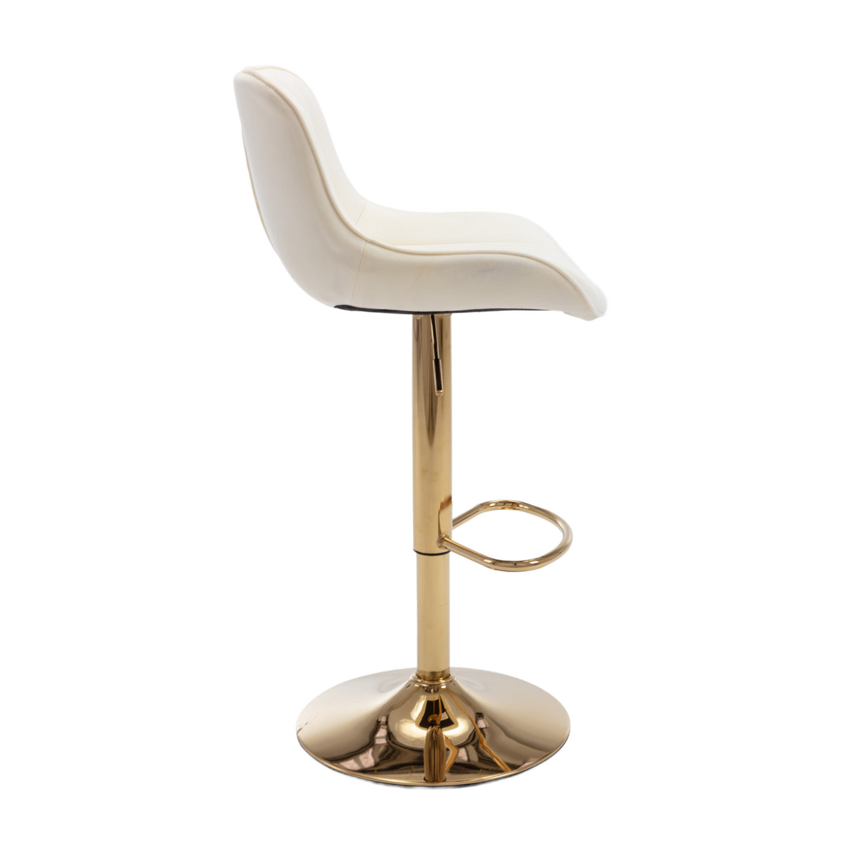 Modern European furniture - Velvet Uphostered Swivel Barstools (2) - www.oroa.com