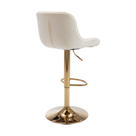 Modern European furniture - Velvet Uphostered Swivel Barstools (2) - www.oroa.com
