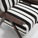 Modern Striped Armchair | OROA