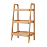 3-Tier Beech Wood Ladder Bookcase | OROA