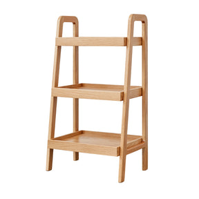Modern European furniture - 3-Tier Beech Wood Ladder Bookcase - www.oroa.com