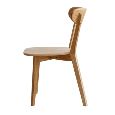 Modern European furniture - Natural Oak Dining Chair - www.oroa.com