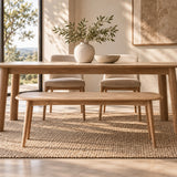 Natural Oak Dining Bench | Maison Naturelle