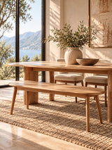 Natural Oak Dining Bench | Maison Naturelle