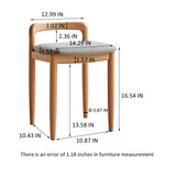 Modern European furniture - Natural Beech Wood Makeup Stool Bed Bench - www.oroa.com