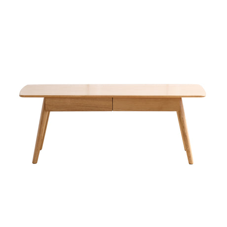 Modern European furniture - Natural Oak Wood Coffee Table - www.oroa.com