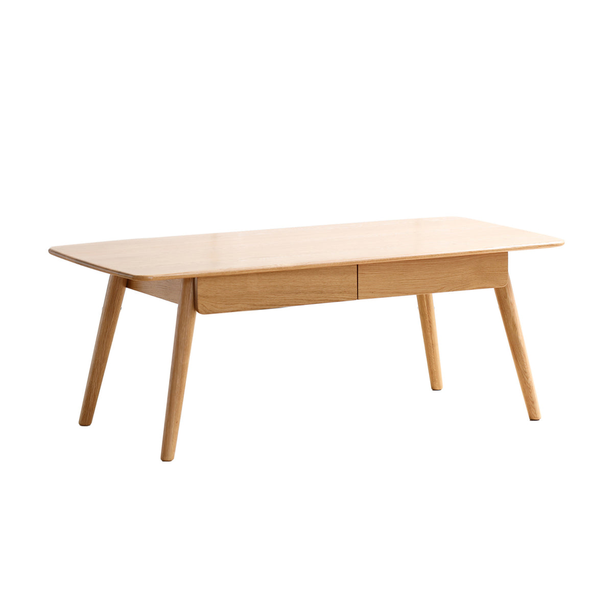 Modern European furniture - Natural Oak Wood Coffee Table - www.oroa.com