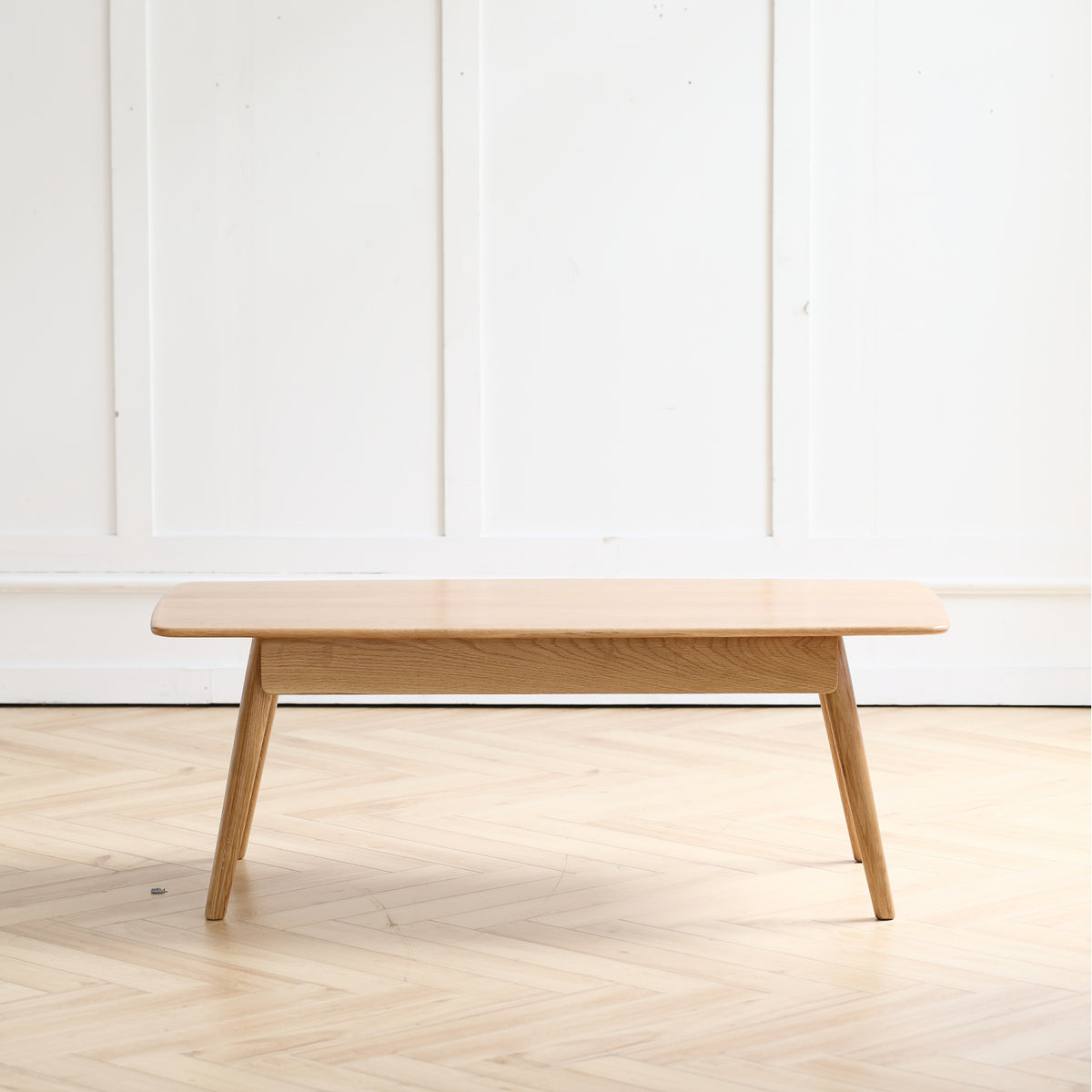 Modern European furniture - Natural Oak Wood Coffee Table - www.oroa.com