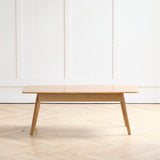 Modern European furniture - Natural Oak Wood Coffee Table - www.oroa.com