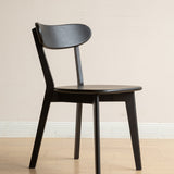 Modern European furniture - Black Oak Dining Chair - www.oroa.com