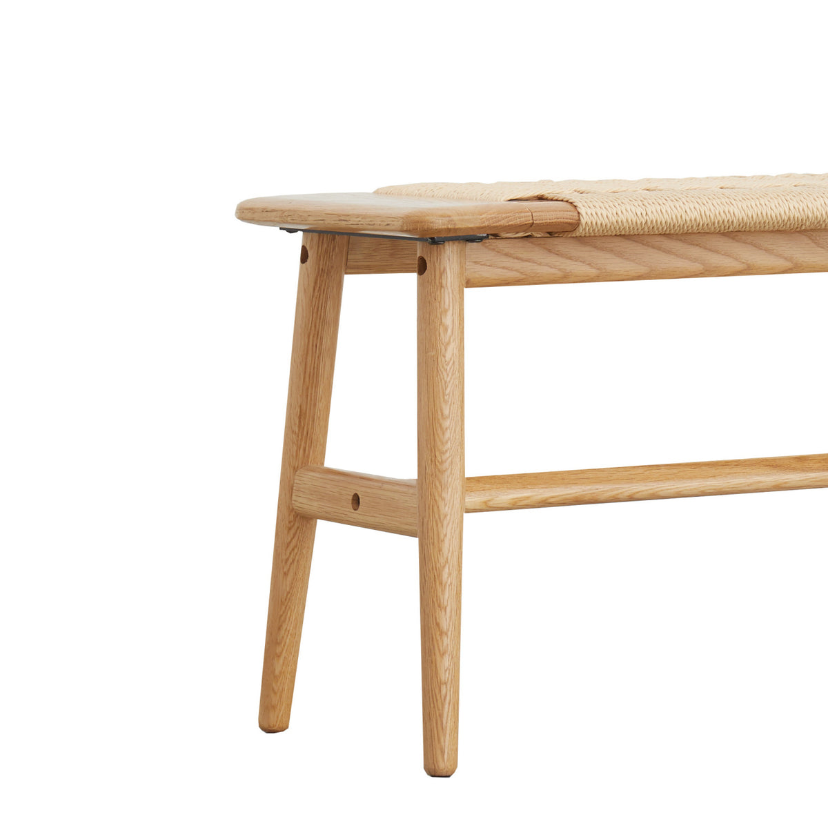 Natural Oak Wood Bench | OROA