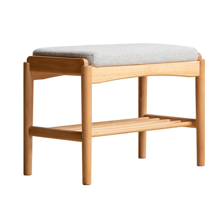 Modern European furniture - Natural Mid-Century Modern Storage Bench- www.oroa.com