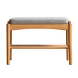 Modern European furniture - Natural Mid-Century Modern Storage Bench- www.oroa.com