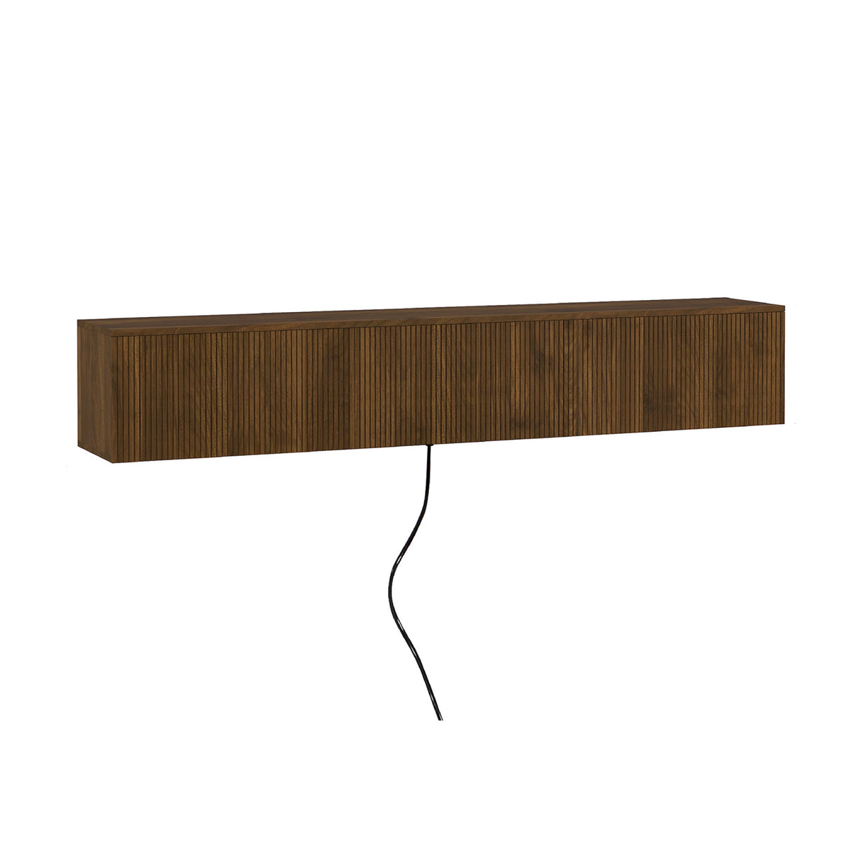 Brown Floating TV Stand | OROA
