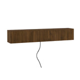 Brown Floating TV Stand | OROA