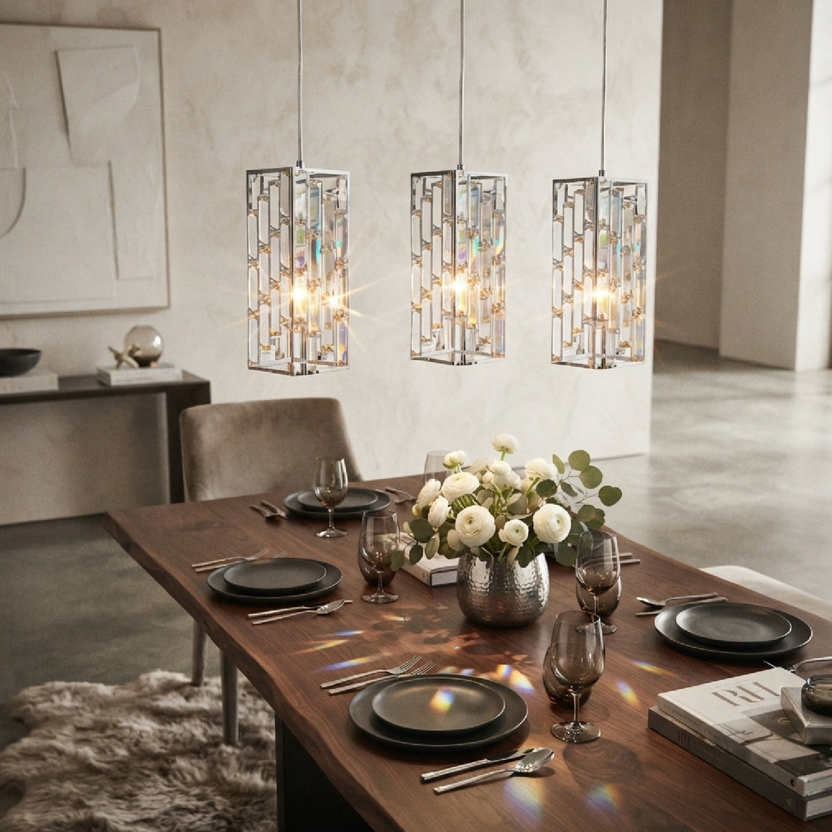 Modern Crystal Pendant Light | OROA