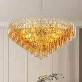 14-Light Gold Modern Round Chandelier | OROA