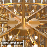 14-Light Gold Modern Round Chandelier | OROA