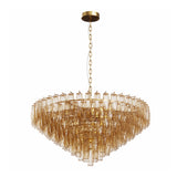 14-Light Gold Modern Round Chandelier | OROA
