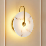 Round Alabaster Wall Sconce | OROA