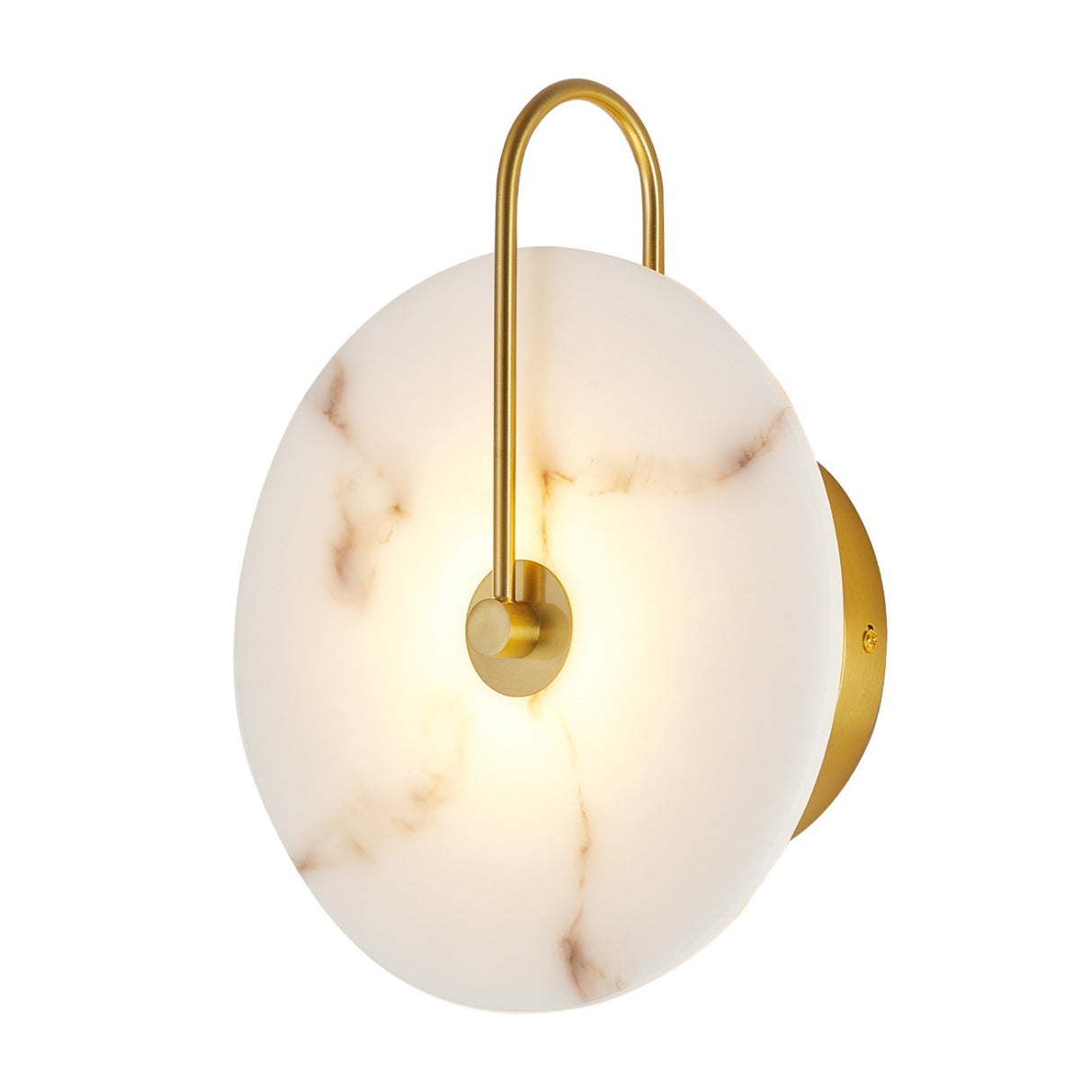 Round Alabaster Wall Sconce | OROA