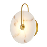 Round Alabaster Wall Sconce | OROA