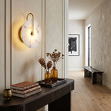 Round Alabaster Wall Sconce | OROA