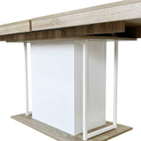 Modern European furniture - Modern Extendable Wood Dining Table - www.oroa.com