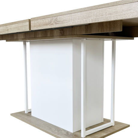 Modern European furniture - Modern Extendable Wood Dining Table - www.oroa.com