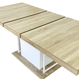 Modern European furniture - Modern Extendable Wood Dining Table - www.oroa.com