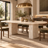 Modern Extendable Oval Dining Table | OROA