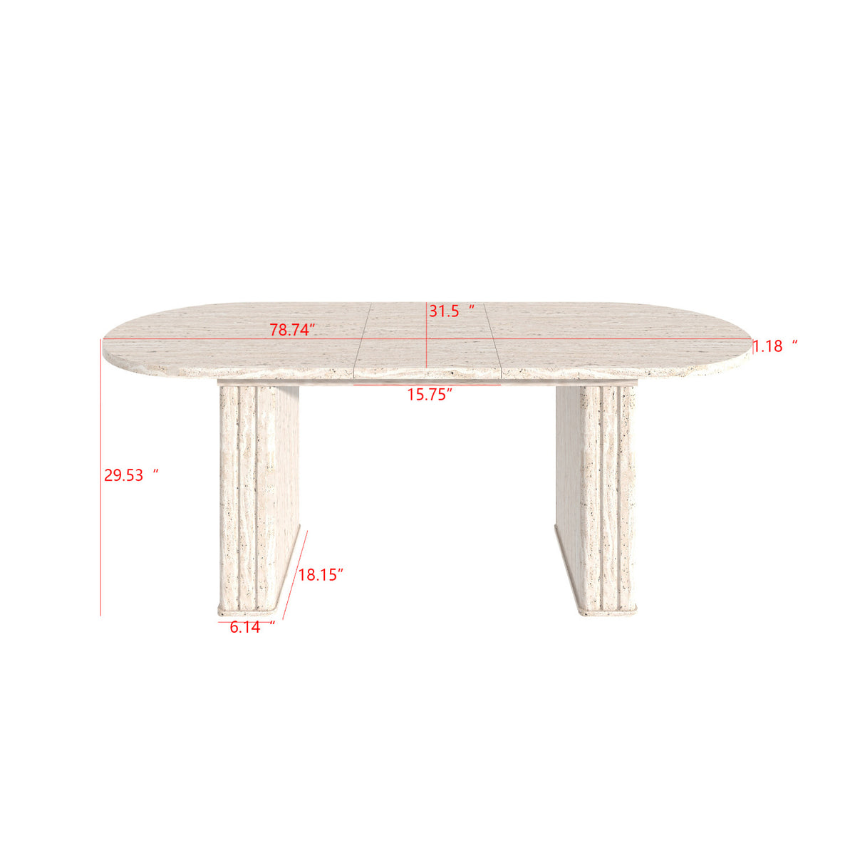 Modern Extendable Oval Dining Table | OROA