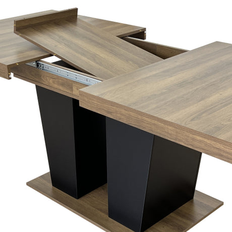 Modern European furniture - Extendable Rectangular Dining Room Table - www.oroa.com