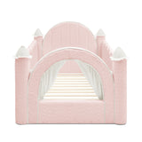 Pink Twin Size Solid Wood Bed Frame | OROA Kids