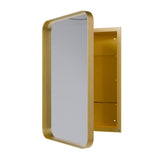Metal Framed Medicine Cabinet with Mirror | OROA